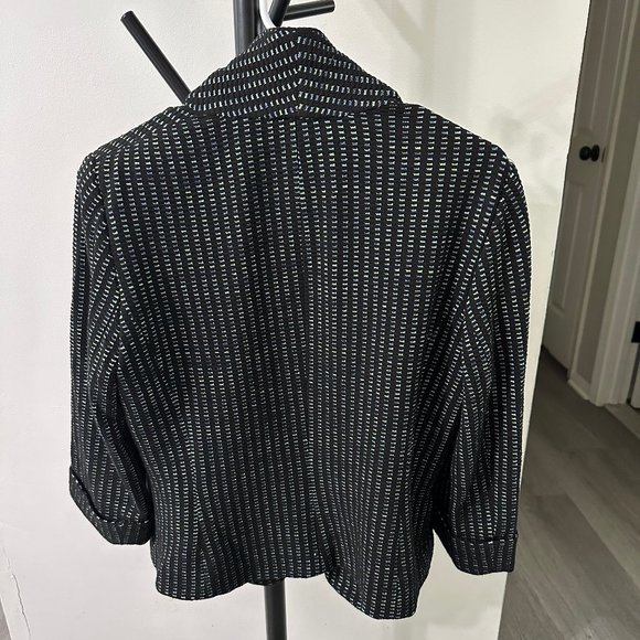 Jones Studio Black/Green/Blue Blazer - Picture 2 of 3
